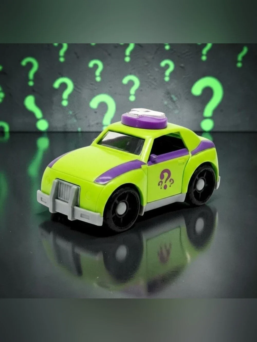 2009 Fisher Price Imaginext DC Super Friends The Riddler Car Vehicle Toy Mattel.